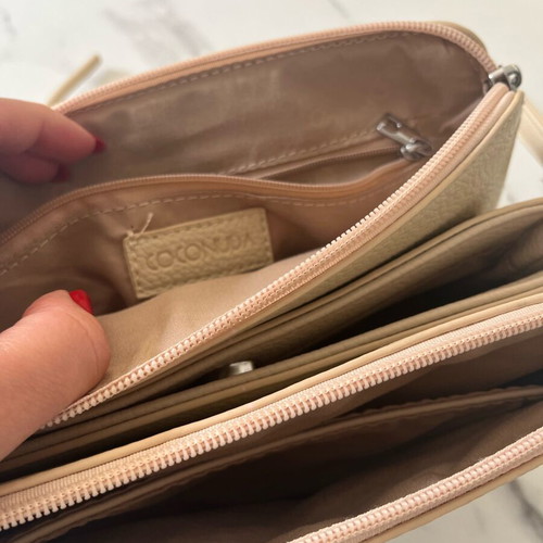 Beige crossbody bag new with tags