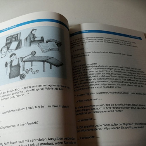 Zertifikat Mündlicher Ausdruck book like new, German language