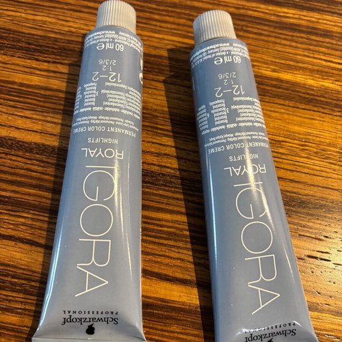 Schwarzkopf hair dye shade 12-2 new, 2 pieces