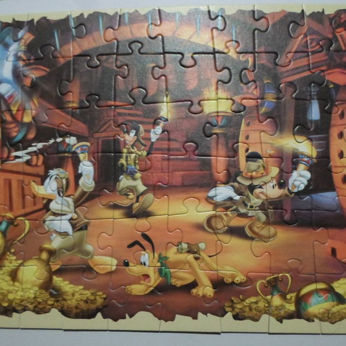 Disney children's puzzles used, pack of 12