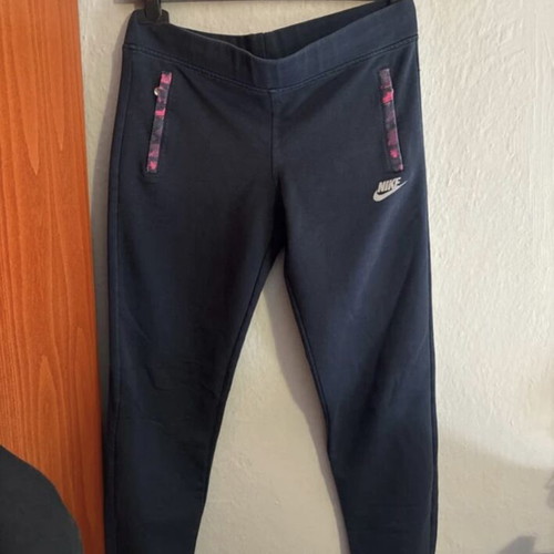 Tracksuit used, blue with pink details, size L