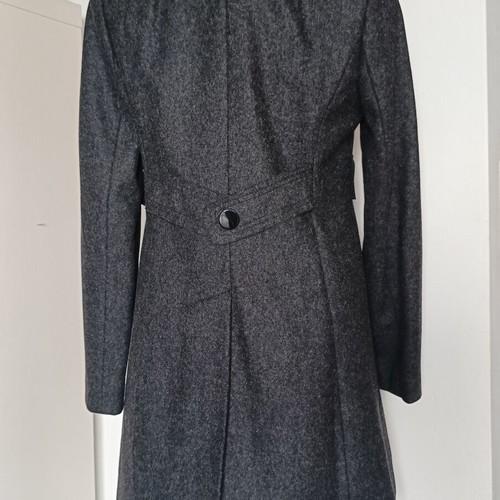 Toi & Moi wool short coat new in dark gray