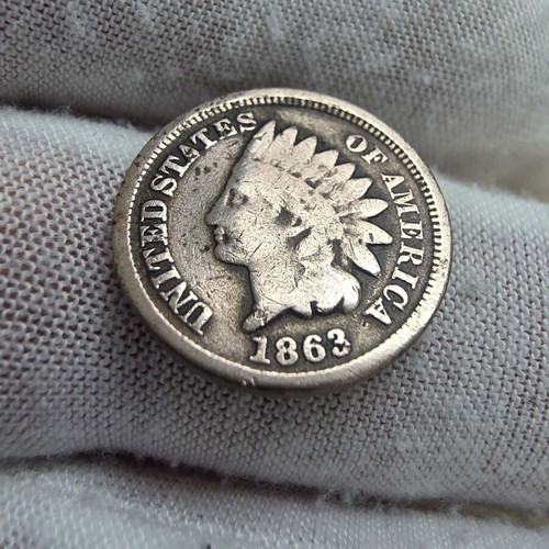 Indian Head Cent 1863 USA like new