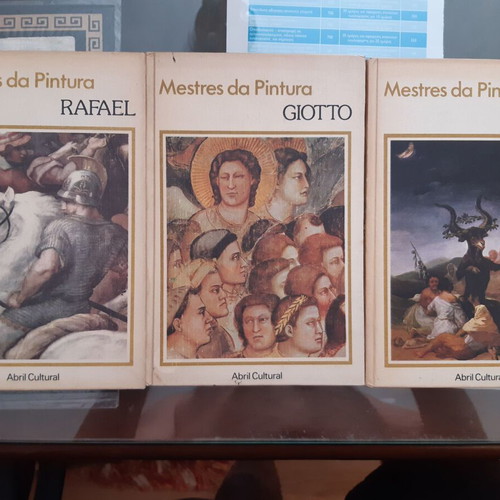 Mestres da pintura Rafael, Giotto, Goya like new