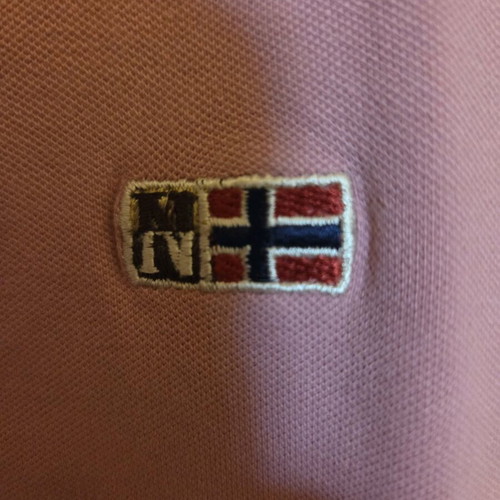 Napapijri sleeveless polo pink used, small