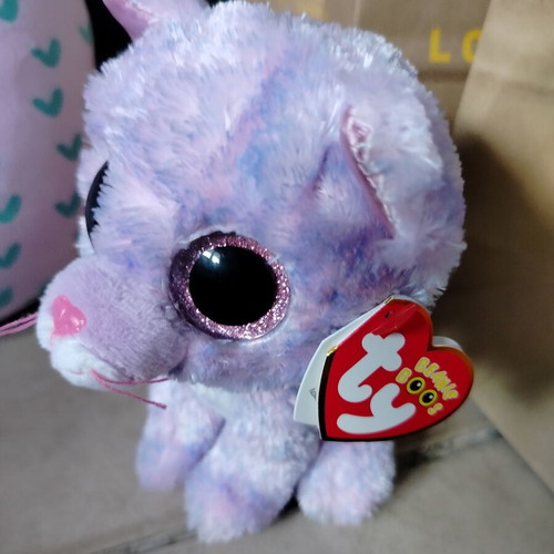 Ty Beanie Boos Cassidy the Cat plush toy new, 6 inch
