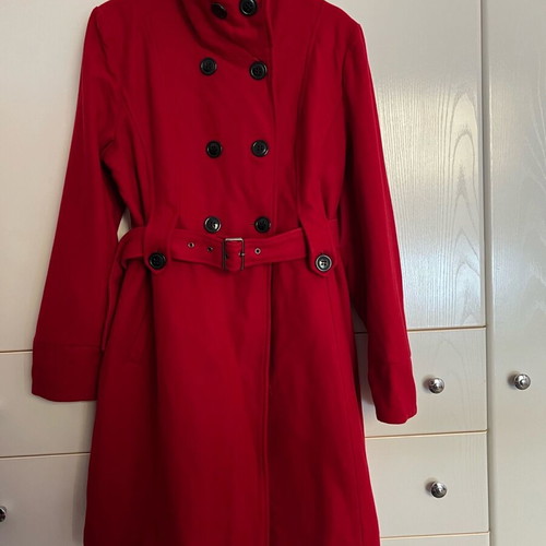 Women's coat used, red, size XL-XXL