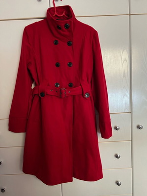 Women's coat used, red, size XL-XXL