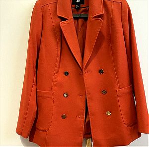Σακάκι blazer πορτοκαλι H&M νουμερο size 38