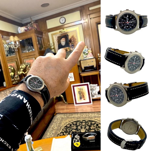 Titanium By IDEEN & DESIGN chronograph quartz Swiss made used