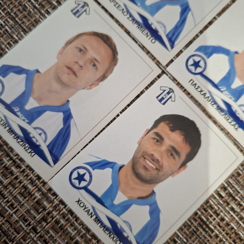 Superleague Greece 2009-2010 Atromitos stickers pack of 12 like new