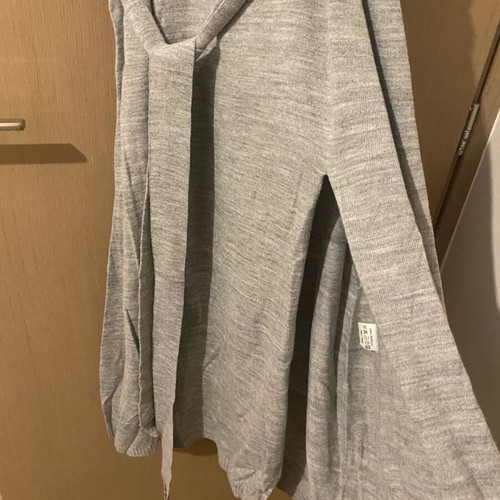 Hemithea Adela knit maxi dress like new, gray, size S
