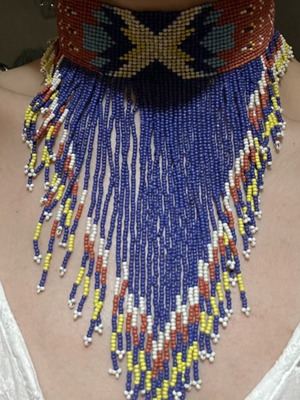 Beaded handmade necklace new