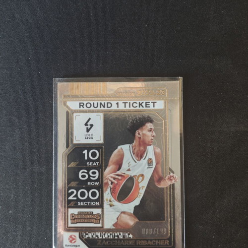 Zaccharie Risacher Panini Euroleague Contenders 008/199 card