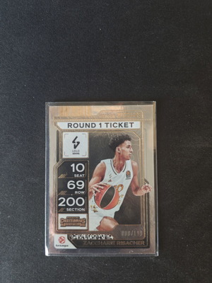 Zaccharie Risacher Panini Euroleague Contenders 008/199 card