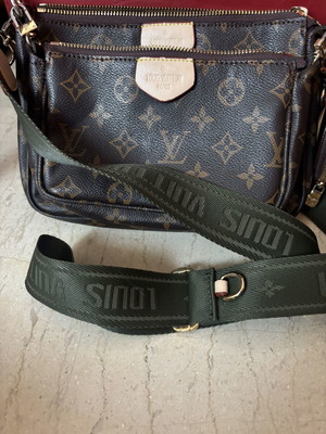 Γυναικεία τσάντα Louis Vuitton μεταχειρισμένη, σετ 3 τεμαχίων με λίγη φθορά στα γατζάκια