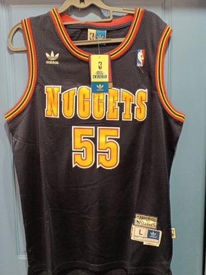 Nuggets NBA Mutombo 55 jersey new, authentic