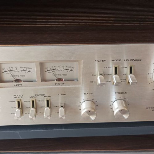 Vintage Akai AM-2600 stereo amplifier, made in Japan
