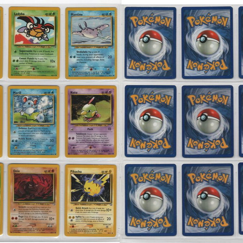 Pokemon Neo Genesis Unlimited Common & Uncommon Set 73 Cards used