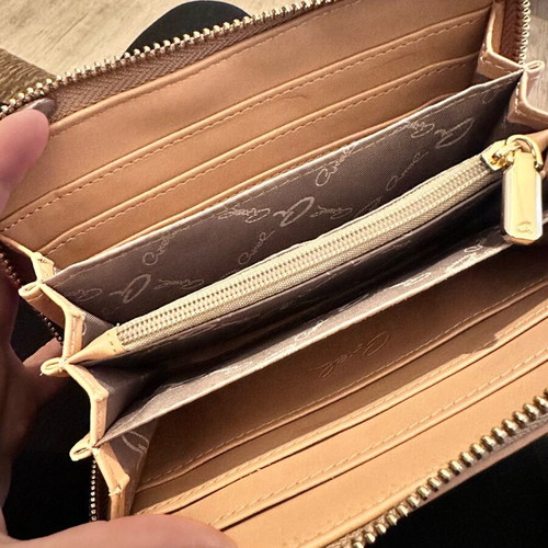 Axel wallet pink nude with gold details new