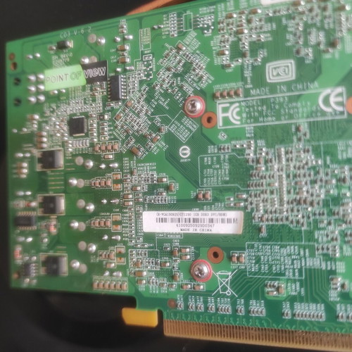 Point of View GeForce GTS 250 1GB used, defective graphics card with copper cooler
