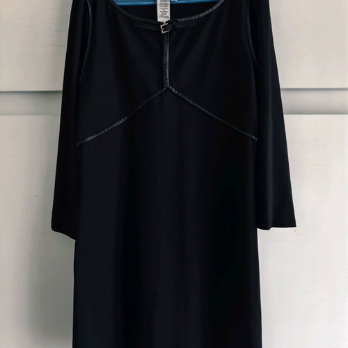 Max Studio Black Midi Dress Like New, Size Small