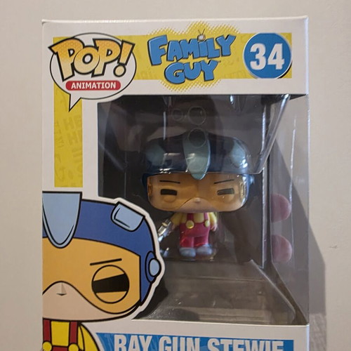 Stewie Ray Gun Funko Pop vinyl figure like new