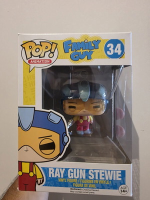 Stewie Ray Gun Funko Pop vinyl figure like new