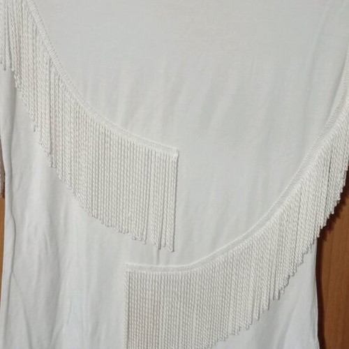Mangano white blouse like new, special piece size M