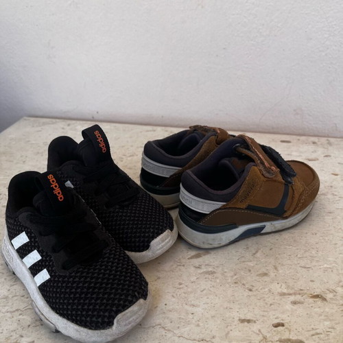 Boys' shoes size 20 like new, two pairs