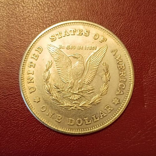 Morgan dollar 1921 commemorative token used, USA
