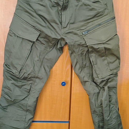 Raw cargo pants olive size 34