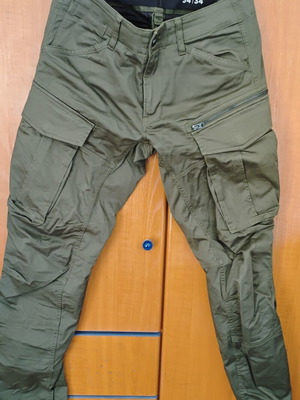 Raw cargo pants olive size 34