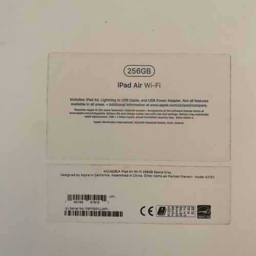 iPad Air 3 256GB like new with Smart Keyboard and Apple Pencil