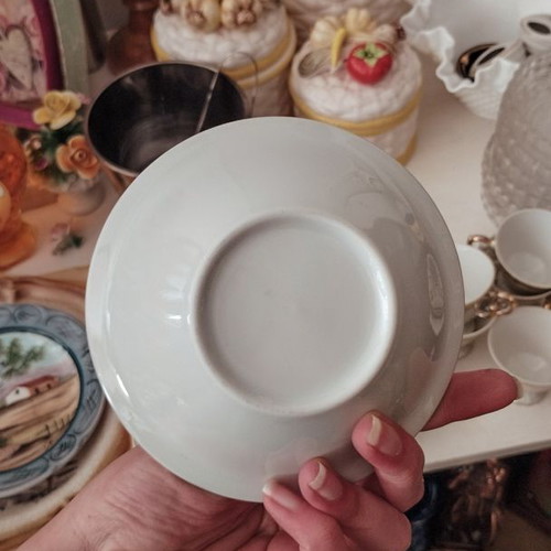Colditz Porzellan GDR Hand Painted set of 5 bowls like new