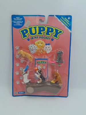 Σκυλάκια Puppy in my Pocket Σετ ολοκληρωμένο, σφραγισμένο Hasbro δεκαετίας '90