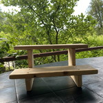 Wooden shelf handmade, lacquered