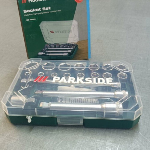 Parkside socket set 20 pieces new sealed