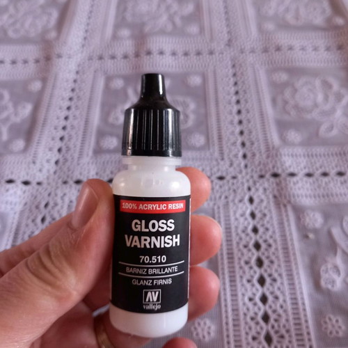 Acrylic gloss varnish new, sealed packaging