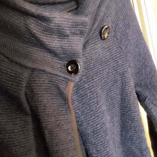 Wool coat used, blue, size S