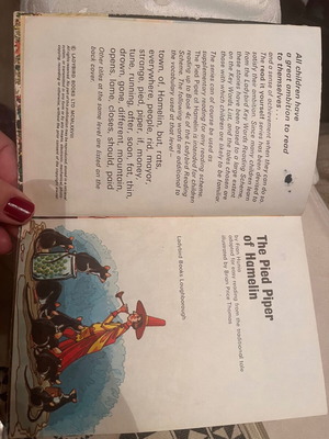 The Pied Piper of Hamelin book used, English literature