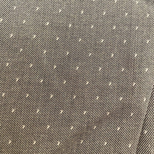 F&F Office Wear pencil dress with cap sleeve and belt used, grey with white pin dots