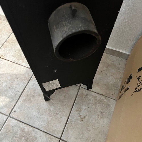 Steel wood stove, Greek made, 5.2 kW, 28x34x74 cm