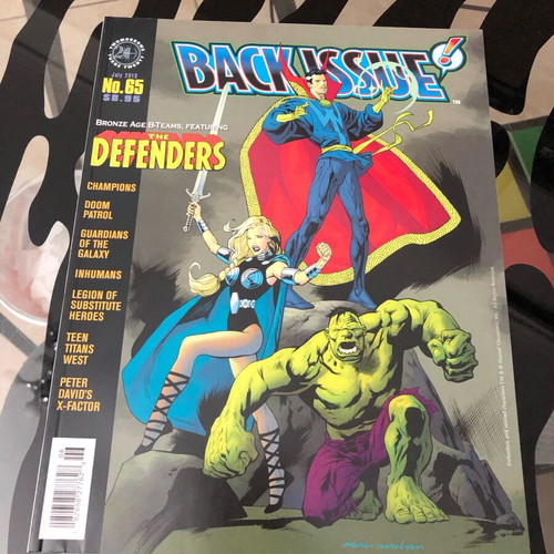Back Issue Magazine 65 new, Marvel and DC Comics