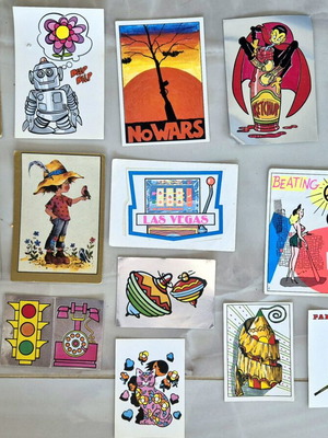 Panini carousel stickers used, set of 86