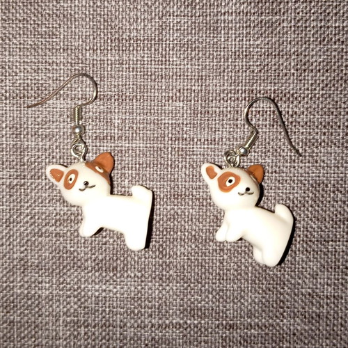 Dog earrings like new