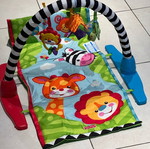 Fisher Price gym used with 2 rattles