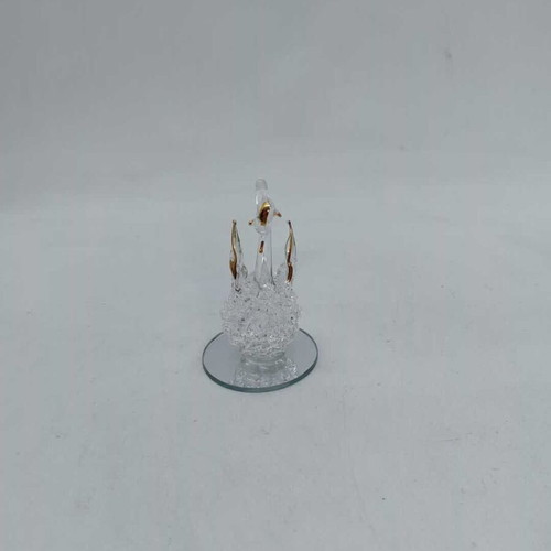 Decorative table swan used on mirror base 8x5cm