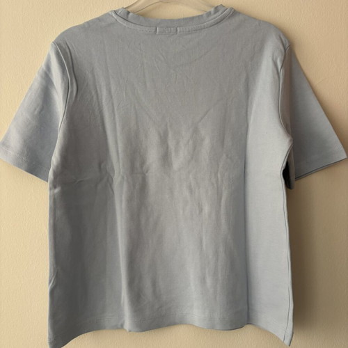 Stradivarius light blue short sleeve T-shirt, size M