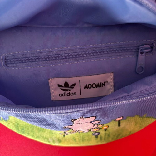 Adidas x Moomin kids waist-crossbody bag new, embroidered